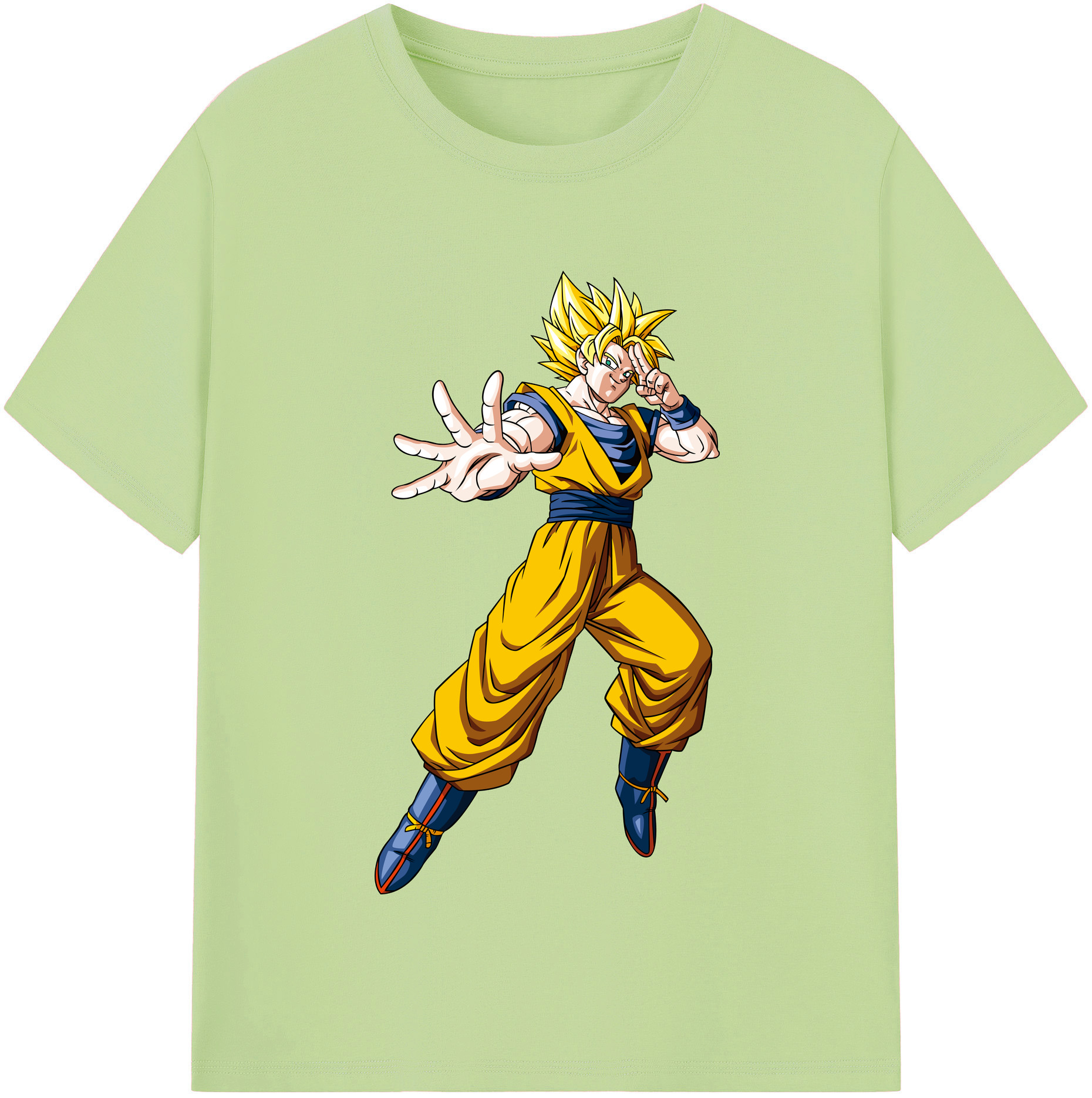 （画像用） ドラゴンボール 孫悟空（そん ごくう）Son Goku カカロット DRAGON BALL Kakarotto 綿100％半袖Tシャツ（フロントプリント）